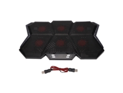 Refrigerador Para Portátil De Juegos Con Ventilador Ajustable De Alta Velocidad Y Pantalla Led
