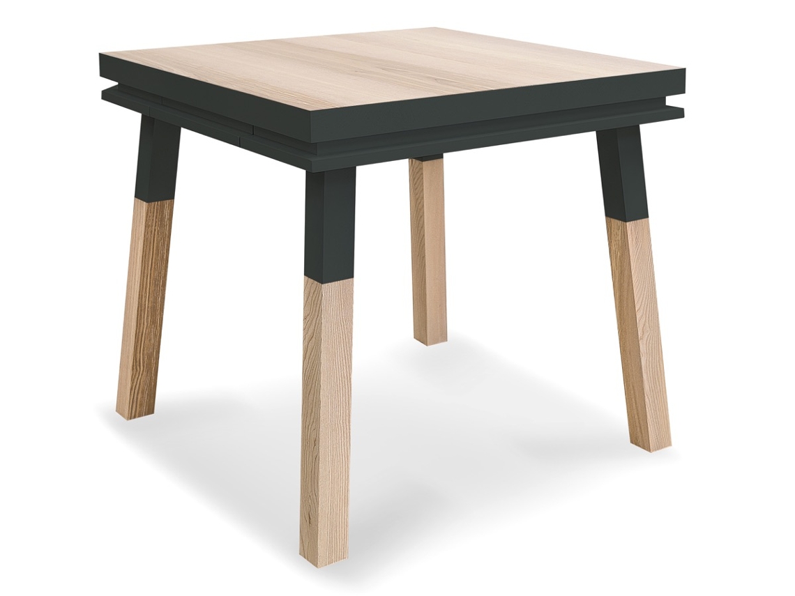 Escritorio Cadruado de Madera Maciza Con 1 Cajón 100 cm