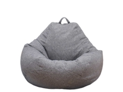 Manta Grande Tipo Puf Para Sillón (sin Relleno). Diseño Sencillo Para Sala De Estar De Adultos Y Niños.