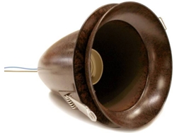 Lámpara de Techo Empotrado CRISTALRECORD Tejar (Bronce - E27 - 60 W - Metal)