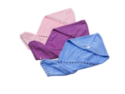 Conjunto de Toalla KOFIHETY Cabello Paquete Turbante Absorbente Secado Microfibra - 3pcs (Talla Única)