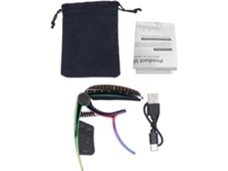 Meideal – Cejilla Y Afinador De Guitarra 2 En 1, Aleación De Zinc, Pantalla Led, Recargable Por Usb