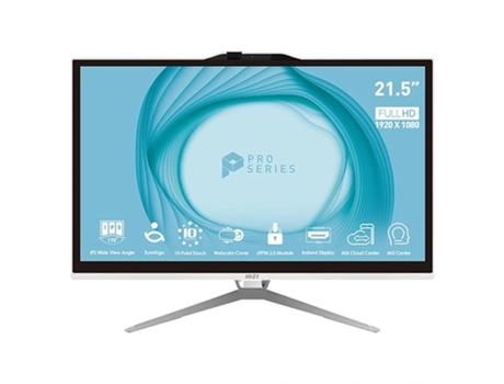 All in One MSI Pro AP222T-006EU (™Intel Core i3-13100 - RAM: 8 GB - 256 GB SSD - Chipset integrado - 21,5)