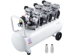 Compresor de aire silencioso sin aceite Succebuy de 22 galones/100 litros, 58 dB