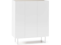 Aparador BAZAR MONDIALE Arista (Blanco - MDF - 95x40x120 cm)