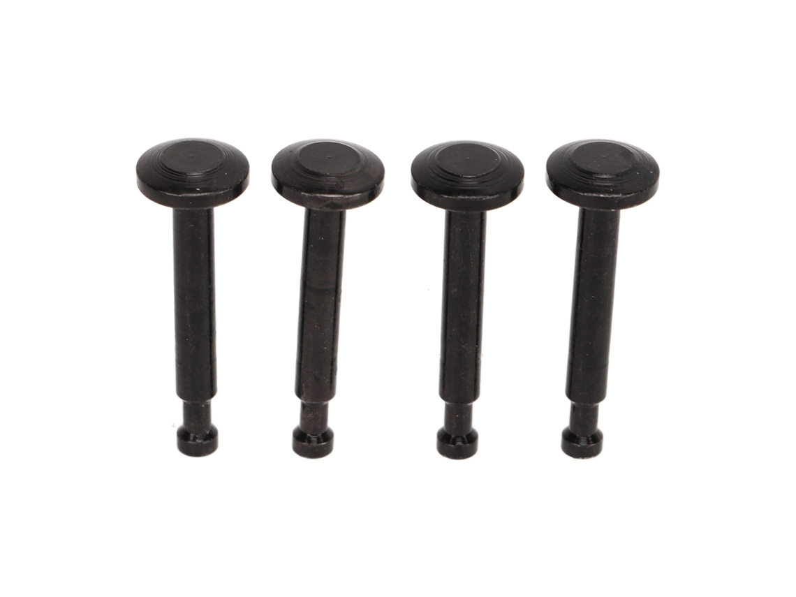Kit de pasadores de amortiguador de acero 2026, ajuste firme para coche RC, Arrma, 1/7 1/8, negro, 4 piezas