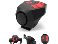Bocina Eléctrica Para Bicicleta, Bocina De 120 Db Para Adultos, Timbre Recargable Por Usb, 2 Sonidos (negro)