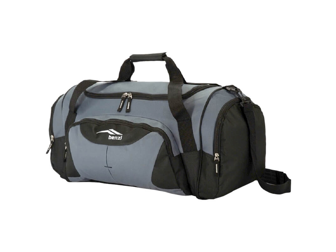 Bolsa de viaje mediana 58 cm Bz5578 Gris/Negro Benzi
