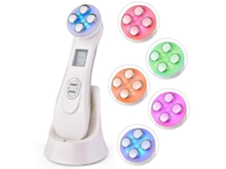 Máquina de radiofrecuencia facial, terapia de luz LED, RF, EMS, cuidado facial de la piel, blanco Chennnls