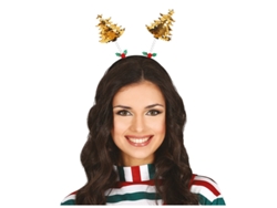 Diadema GUIRMA con lentejuelas doradas para el árbol