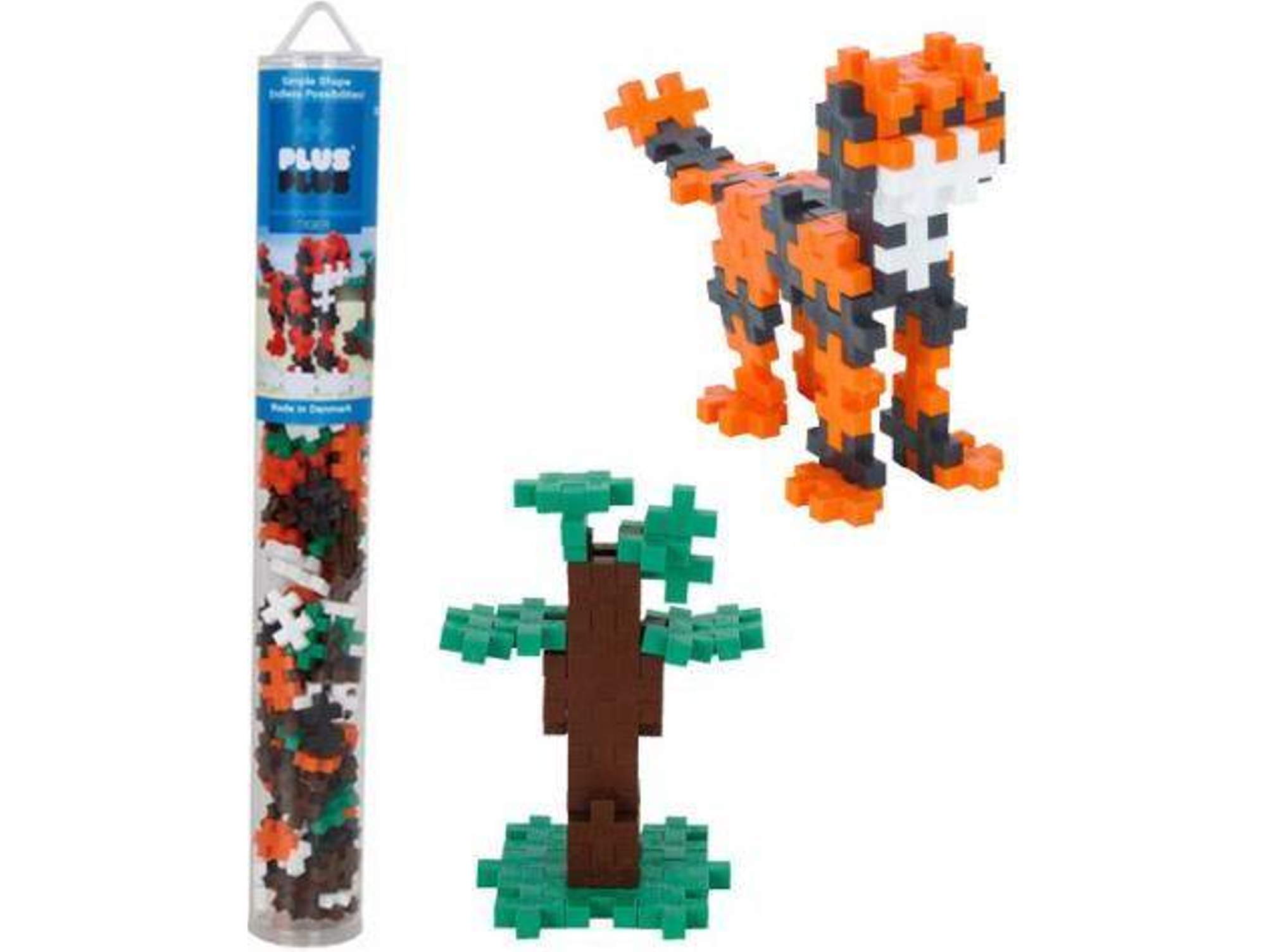 Bloques de Construcción PLUS PLUS Tigre (100 Piezas)