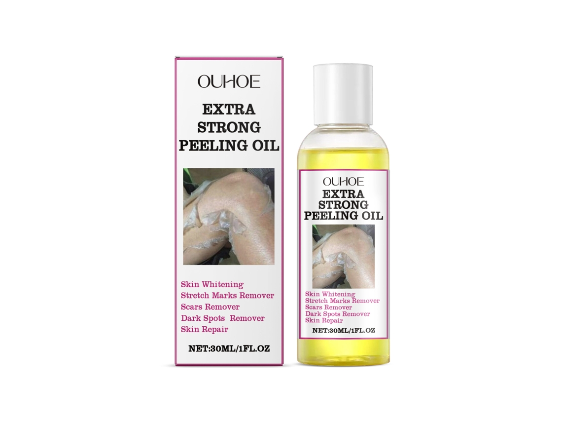 El aceite exfoliante Ouhoe ilumina e hidrata la piel.