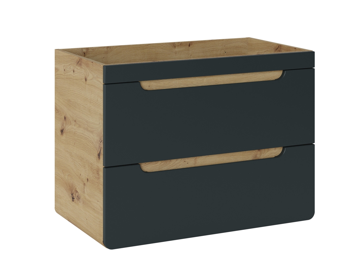 Armario Bajo Lavabos FURNLUX Classic Aruba (Verdeoscuro, Madera Contrachapada - 80X46X59 Cm)