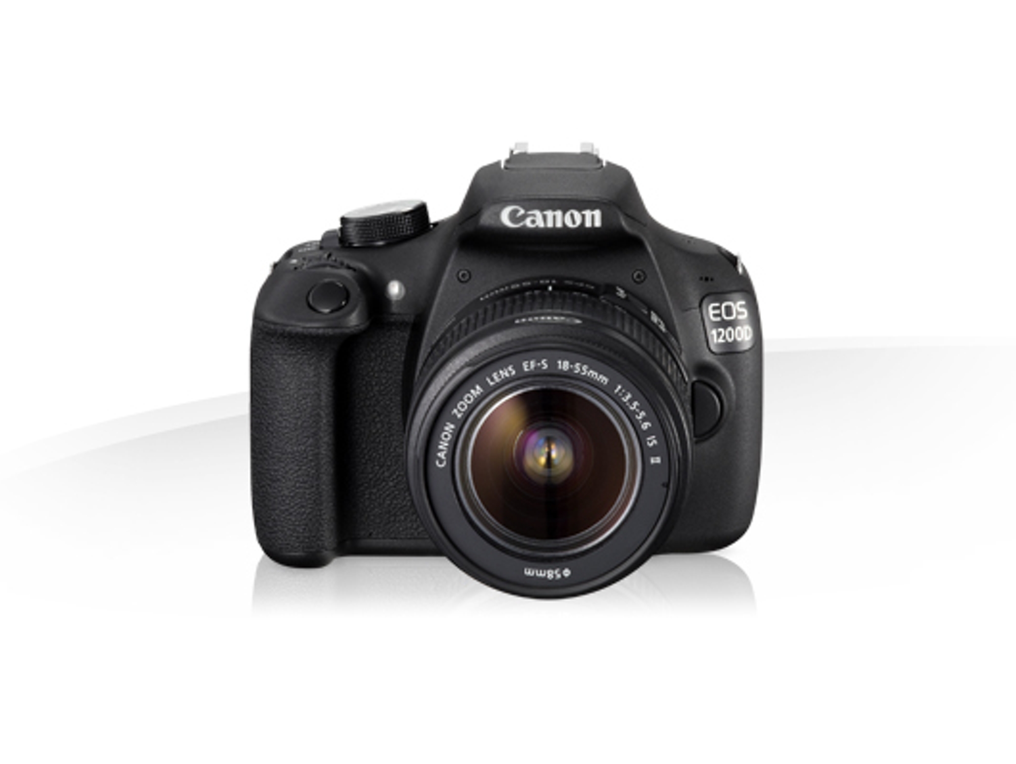 Kit Cámara Réflex CANON 1200D + EF-S 18-55mm (Negro - 18 MP - ISO: 100 a 12800)