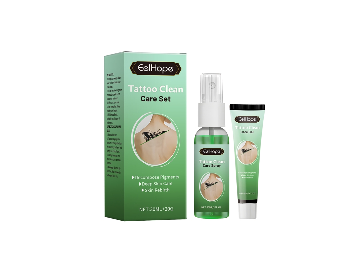 Kit eficaz para la eliminación de tatuajes para el cuidado diario.