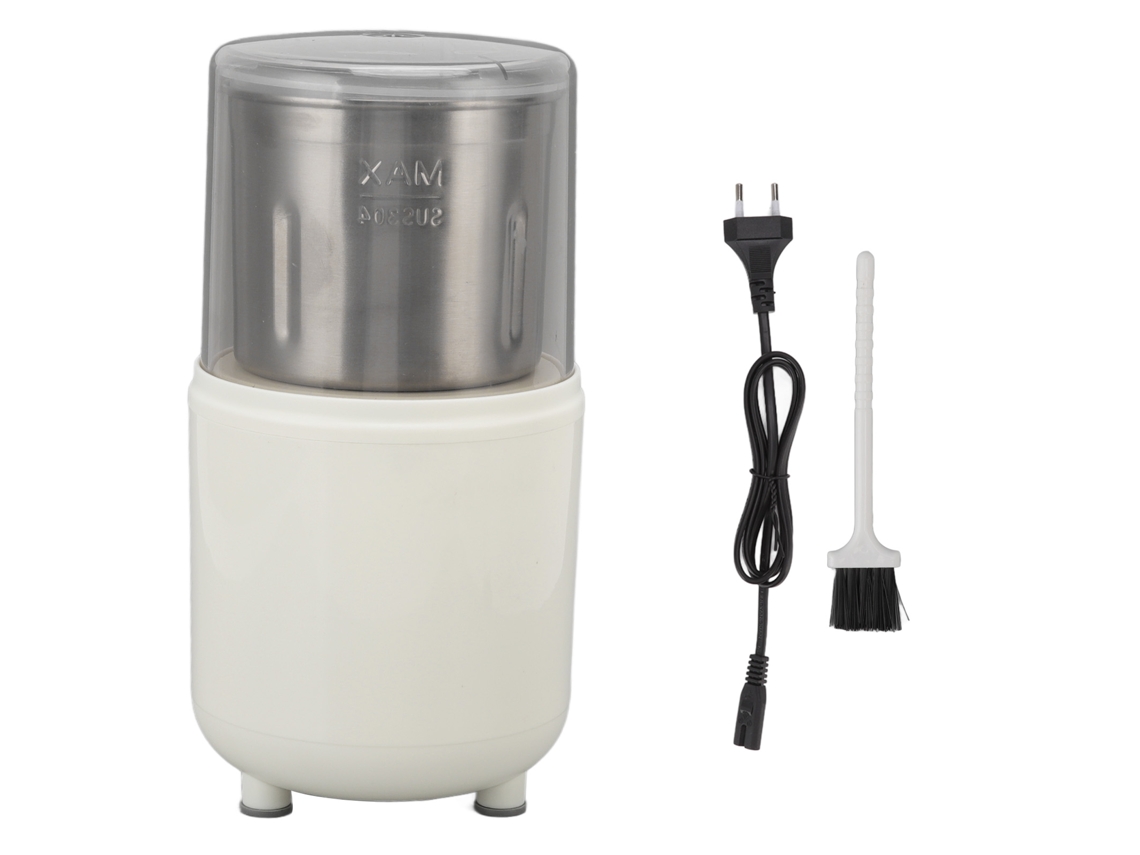 Molinillo Eléctrico De Acero Inoxidable Para Café, Especias Y Granos Con Enchufe Europeo De 250 V.