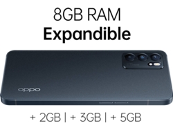 Smartphone OPPO Reno 6 5G (6.44'' - 8 GB - 128 GB - Preto)