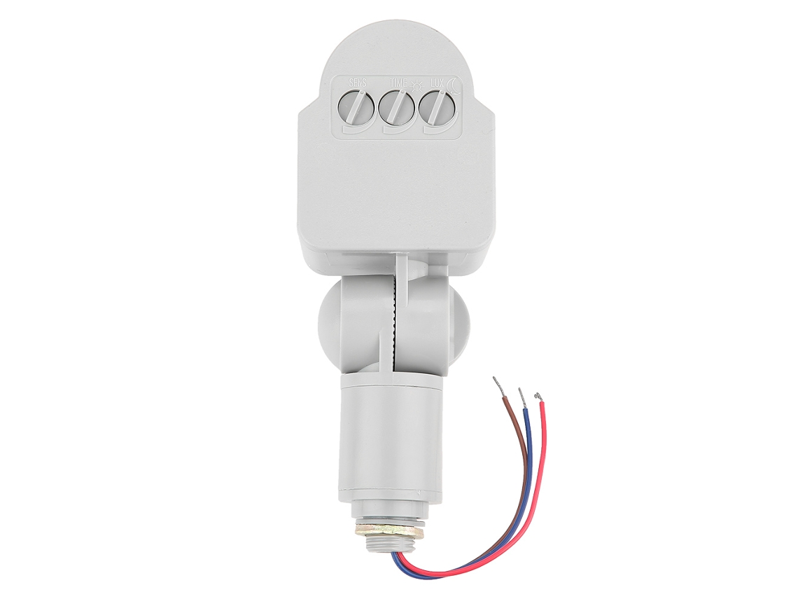 Detector De Movimiento De Cuerpo Humano Infrarrojo Interruptor Para Foco Led De Inundación