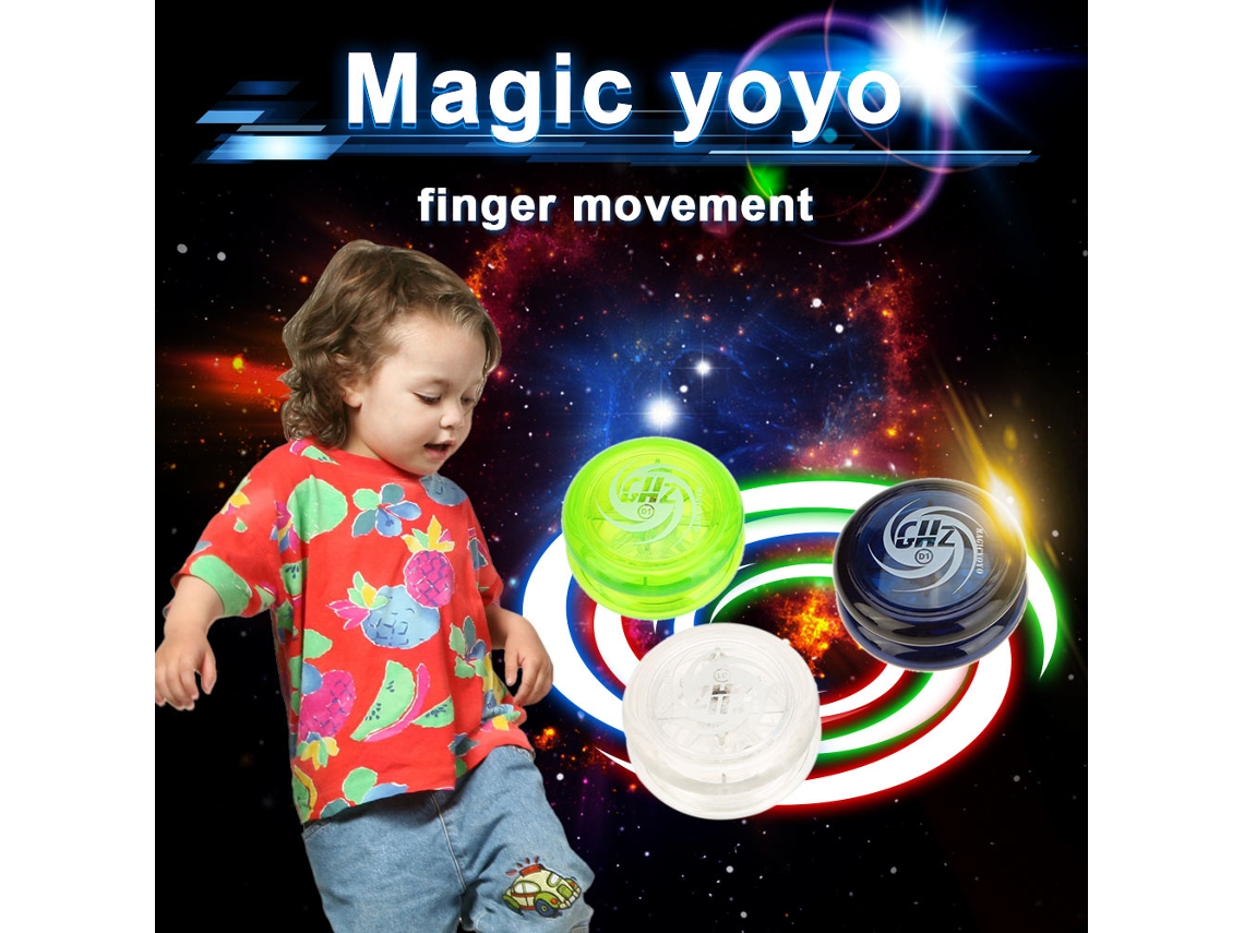 Yoyo Mágico D1 De Policarbonato Con Sistema Star Burst Para Juegos De Cuerda Infantiles - Gira Rápido