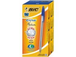Bolígrafo BIC Cristal Original Punta Media (Tinta Azul)