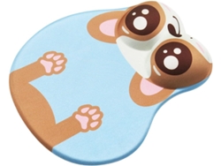 Alfombrilla de ratón de silicona de tamaño mediano con soporte para la muñeca, ergonómica y antideslizante, cómoda para usar en la oficina y durante los juegos.