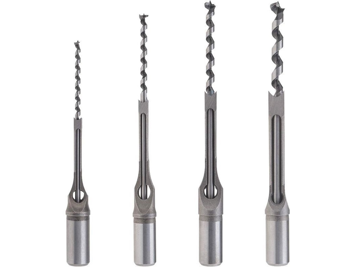 2026-juego De 4 Brocas Para Agujeros Cuadrados De Carpintería Linjou, 6.4mm/8mm/9.5mm/12.7mm, Conjunto De Cinceles Para Mortajado