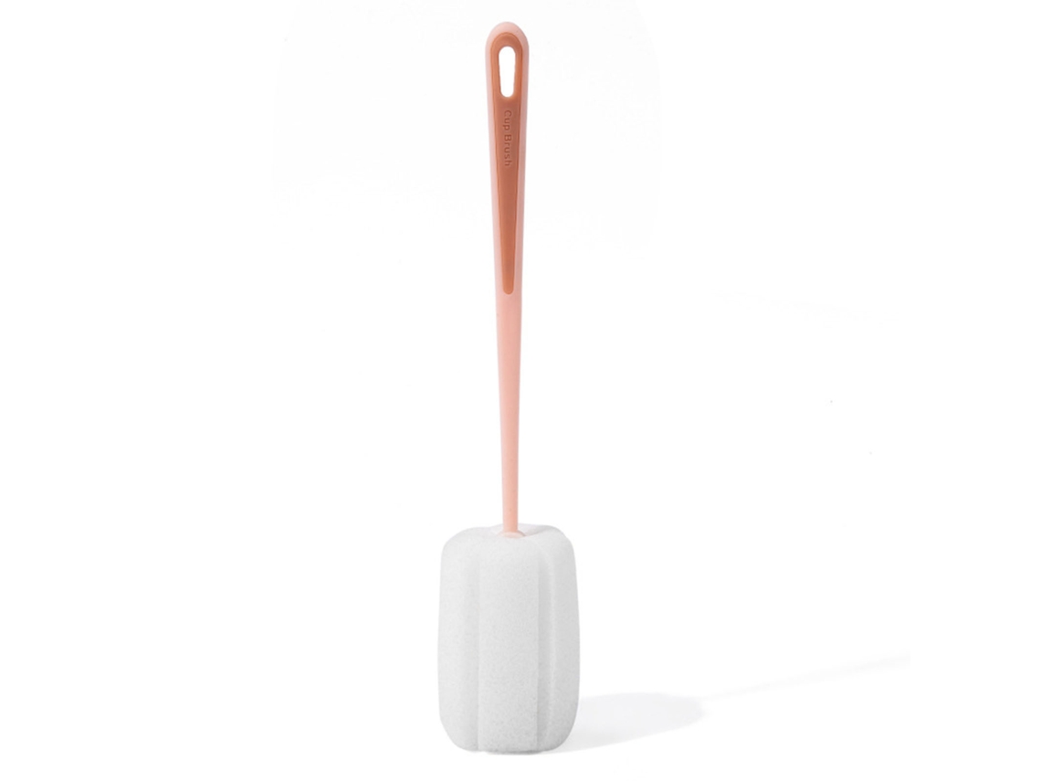 Cepillo para biberones Baok con esponja larga y suave.