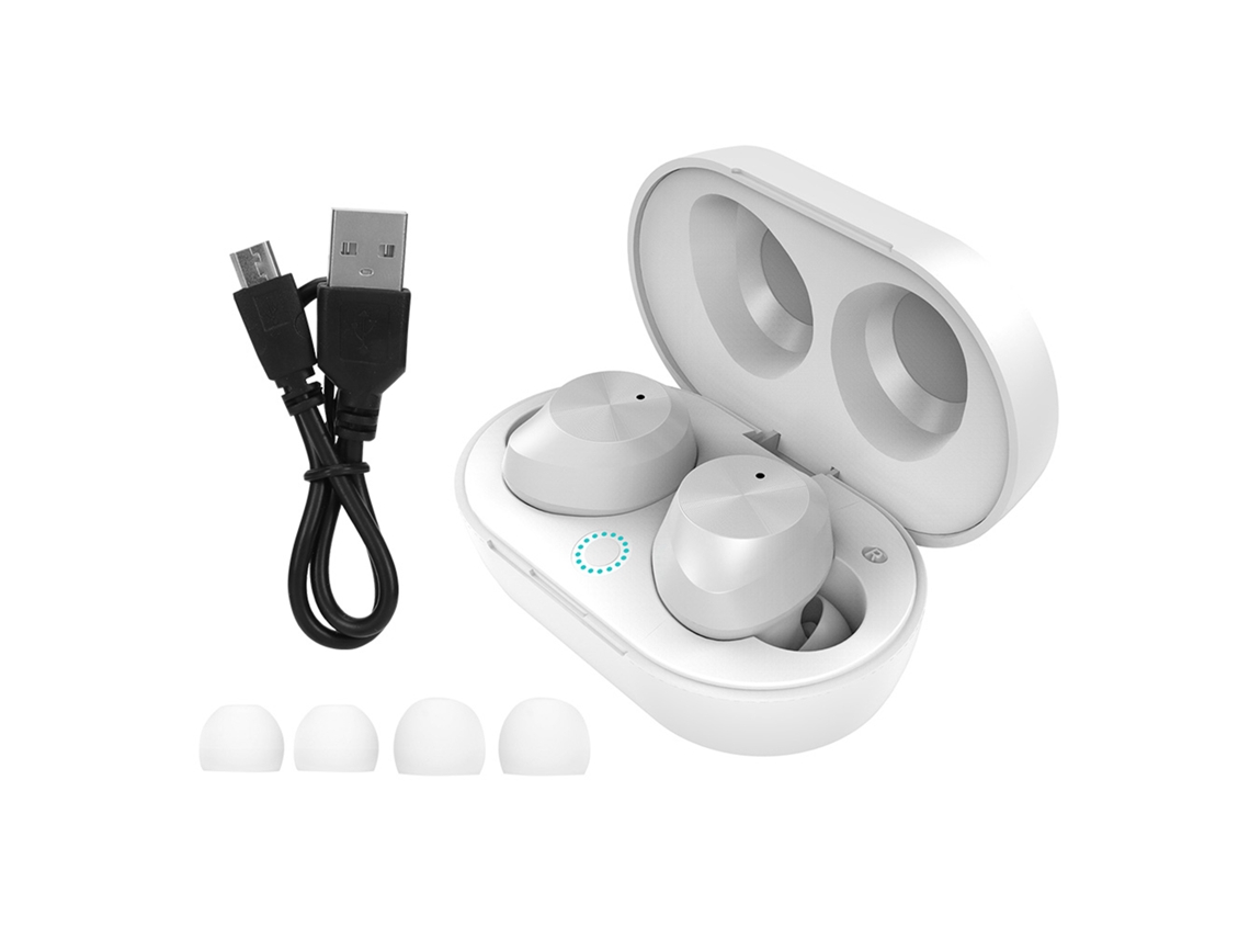 Auriculares Bluetooth (control Táctil, Impermeables) Tws-9 Auriculares Inalámbricos Verdaderos Bluetooth 5.0 Con Control Táctil E Impermeables (blanco)