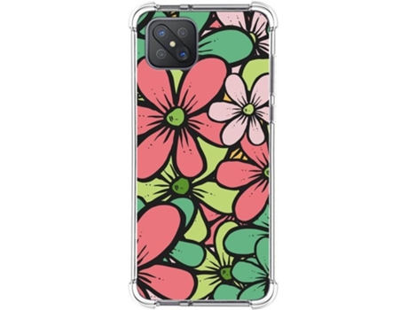 Carcasa Oppo Reno 4Z 5G TUMUNDOSMARTPHONE Dibujos Antigolpes Flores 02 Multicolor