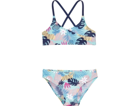 Bañador de 2 piezas para niña con protección UV PLAYSHOES Flowers 4/5 ans