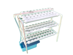 Kit de cultivo hidropónico de 3 niveles, 90/108 ranuras para plantas, OEM de 3 niveles y 90 orificios