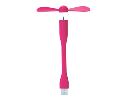 Mini Ventilador SLOWMOOSE USB Fléxivel / Removible Rosa