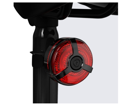 Luz trasera para bicicleta, luz trasera LED deportiva para bicicleta, recargable por USB, 270 , ultra gran angular, roja, de alta intensidad, resis...