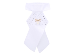 Corbata De Equitación Preanudada Con Broche De Algodón Para Adultos - Accesorio Ecuestre