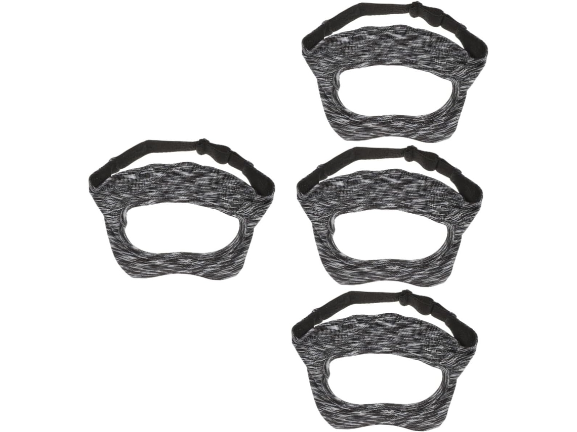 Conjunto De 4 Piezas De Máscaras Oculares De Realidad Virtual, Ajustables, Transpirables, De Spandex, Con Diadema Resistente Al Sudor.