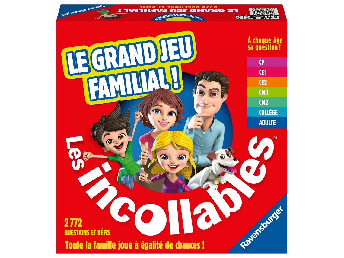 Juego para Niños RAVENSBURGER Incollables (Edad Mínima Recomendada: 6 años)