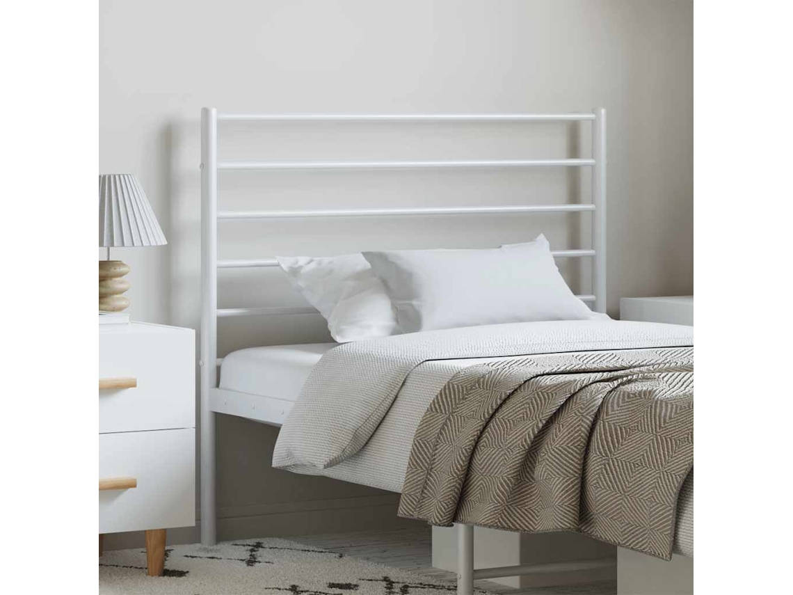 Cabecero De Metal Blanco 100 Cm