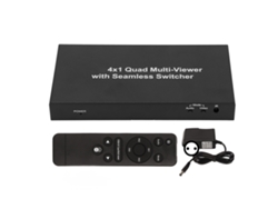 Divisor Hdmi, 4 Entradas 1 Salida, División De 4 Pantallas, 1080p Hd