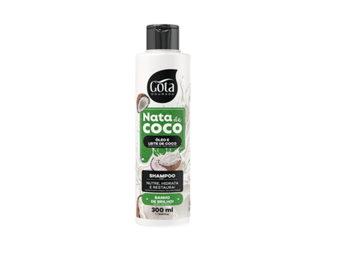 Champú Crema de Coco 300Ml GOTA DOURADA