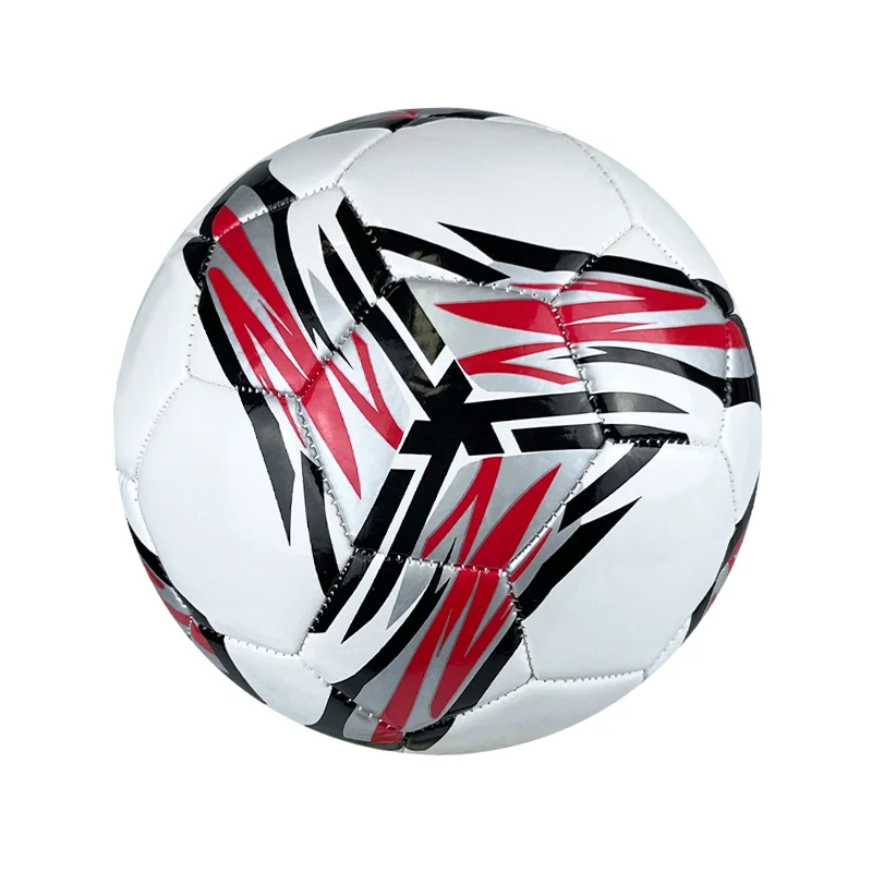(Número 4, Rojo) 1 Balón de Fútbol, Duradero, Suave y Elástico.