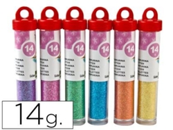 Purpurina Liderpapel Fantasia Cores Metalicas Pastel Frasco de 14 Gr