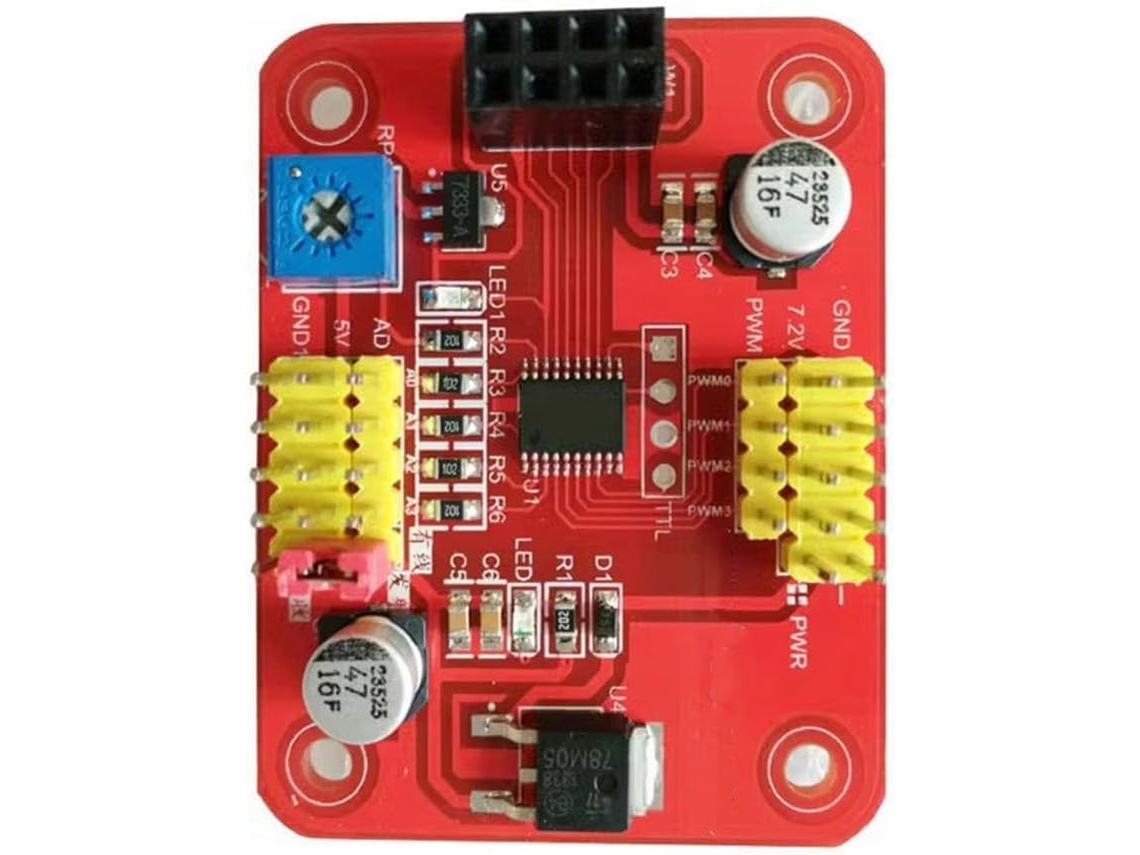 Controlador De Servo Sin Actuador De Radio, Enfocador, Plataforma De Control Basculante Diy