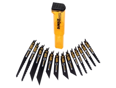 DEWALT DT99550-QZ - Juego de 13 Hojas de Sierra Sable Bi-Metal XR EXTREME RUNTIME