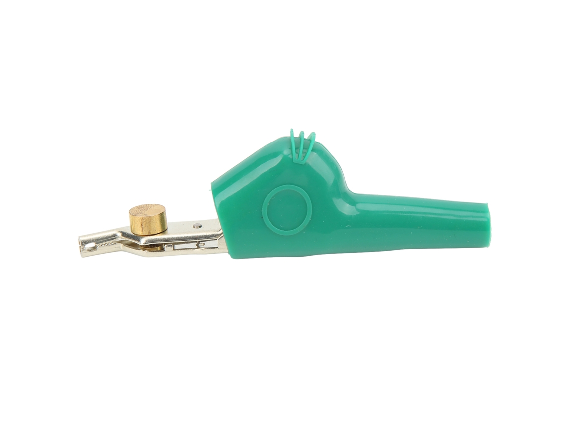 Cocodrilo Telecom Prueba Pinza 25mm Apertura J.60043 Verde