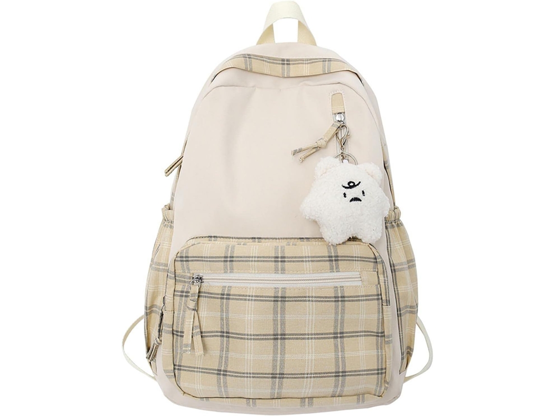 Mochilas escolares para niñas, mochila escolar a cuadros para niñas, mochila pequeña, bolso de mano, B Gokoco
