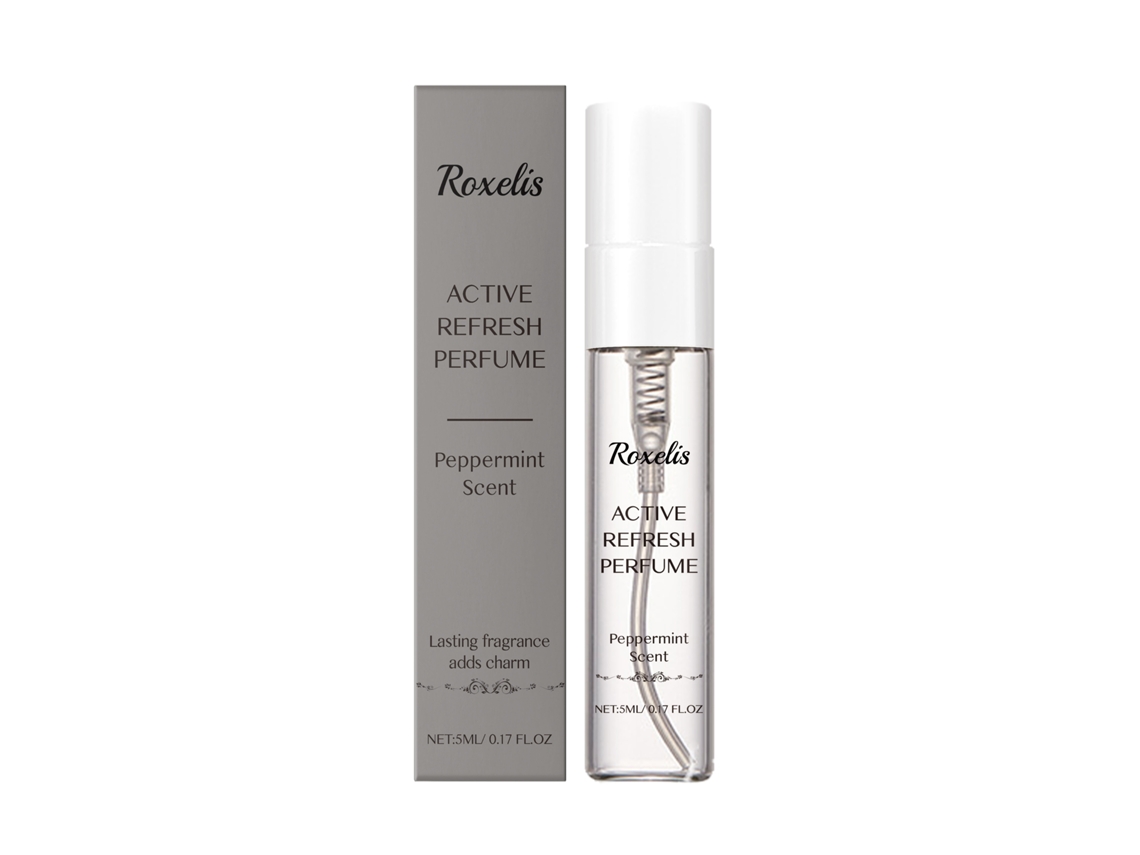 Perfume deportivo y fresco con sabor a menta.