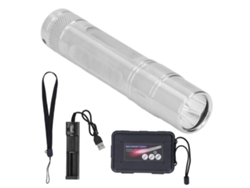 Linterna LED terapéutica con luz roja para aliviar el dolor facial y corporal.