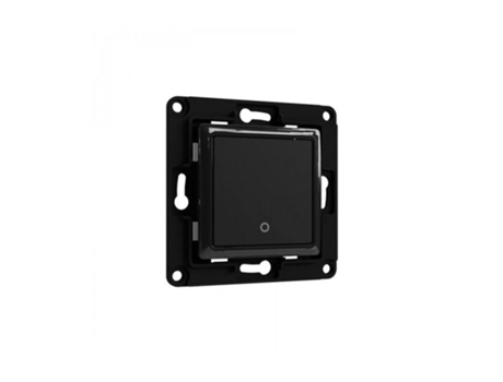 Interruptor de pared simple Negro SHELLYWALLSWITCH1BUTTONB - SHELLY