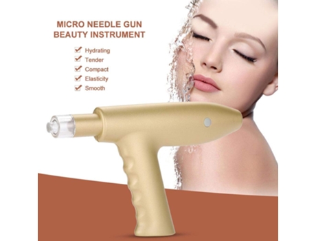 Pistola pulverizadora de inyección con nano micropin, sin dolor, importador de agua, instrumento de belleza para eliminación de arrugas e hidrataci...