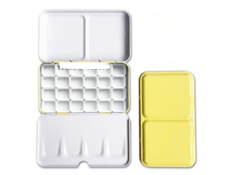 Caja para Tinta SLOWMOOSE Estrellas Macaron Amarillo